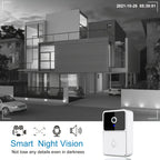LUMIVAULT Smart Wireless Doorbell X3PRO - Triple-in-One Doorbell/Surveillance System with Night Vision, 2-Way Audio, Built-in Hotspot & Cloud/Stored Recording Suitable for Peepholes, Doorbells, Cameras