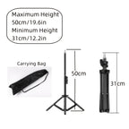 The RP01-B Is a Compact And Portable Tripod for Photography Lighting, Ideal for Use with Softboxes, Video Flashes, And Reflector Fill Lights in Photography Studios. It Works with Various Sizes of Background Stands, Including