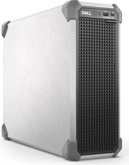 Dell PowerEdge T160 Tower 3.5" chassis with up to 3 Cabled Hard Drives, Intel Xeon E-2414, 16GB RAM, 2TB SATA HDD, Broadcom 5720 Dual Port, IDRAC9, Basic 16GB | PE-T160