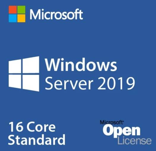 Microsoft WinSvrSTDCore (Windows Server Standard Core) 2019, Single Language, 16-Core NL Open Business License, PC Supported (Windows OS) - 9EM-00652