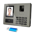 Biometric Face & Fingerprint Attendance Machine with Large TFT Screen, Dual-Camera System, Fast Identification Suitable for Office,, - Fingerprint Scanner, Face Recognition Device, Data Output & Large Storage Capacity