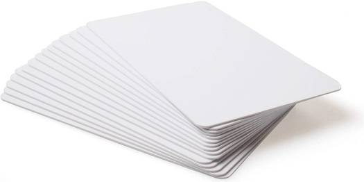 Zebra PVC PlasticCards for ID Card Printing, High-performance Image Sharpness, Enhanced Security Features, Compatible with SMART 31S ID Printer, 100 Pcs | PVC-S31-100