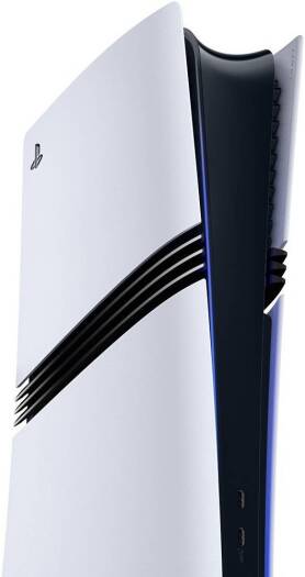 Sony PlayStation 5 Pro Console, Up to 120fps With 120Hz Output, Support 8K Output, 8x Zen 2 Cores at 3.85GHz CPU, Custom RNDA 3 (TBC), 16GB RAM, Custom 2TB SSD, International Version, White | PS5-Pro