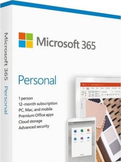 Microsoft 365 Personal - For PC, Mac, iOS and Android, English Subscription, Middle East Version, 1 Year License, for 1 User | QQ2-01011