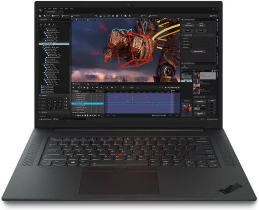 Lenovo ThinkPad P1 Gen 6 Mobile Workstation, 16″ WQUXGA (QHD+) IPS ,Intel Core i9-13900H vPro, 32GB RAM, 512GB SSD, NVIDIA RTX 5000 Ada 16GB, Backlit English US K/B, Win 11 Pro, Black | 21FWS07U00