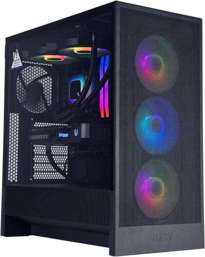 PowerLite Gaming PC - Intel Core Ultra 5 225F, ASUS NVIDIA RTX 5060 8GB, 16GB 5200MHz DDR5 RAM, 1TB M.2 PCIe Gen 4 NVMe SSD + 650W PSU