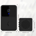 LUMIVAULT Smart Wireless Doorbell X3PRO - Triple-in-One Doorbell/Surveillance System with Night Vision, 2-Way Audio, Built-in Hotspot & Cloud/Stored Recording Suitable for Peepholes, Doorbells, Cameras