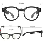 Sightflow Smart AI Camera Glasses, 8MP Photochromic Uv-Protection Lenses, 160+ Languages Real-Time Translation, Bluetooth Audio, Hands-Free Photo & Video Capture, Button Touch Control, for Travel Outdoor Daily Use, Compatible with Ios & Android