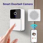 LUMIVAULT Smart Wireless Doorbell X3PRO - Triple-in-One Doorbell/Surveillance System with Night Vision, 2-Way Audio, Built-in Hotspot & Cloud/Stored Recording Suitable for Peepholes, Doorbells, Cameras