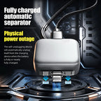 140W Type-C Physical-Disconnect Battery Guard - Auto & Self-Eject Charger, Smart Auto-Stop Charging Accessory for Mobile Smartphones, Laptops, Tablets, Anti-Overcharge Tech for Safe Overnight Use, Gift for Chargeable Devices