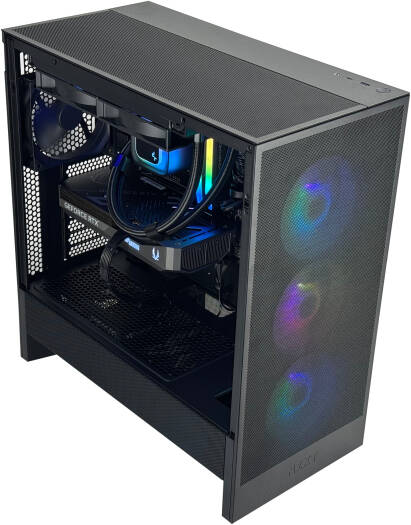 PowerLite Gaming PC - Intel Core Ultra 5 225F, ASUS NVIDIA RTX 5060 8GB, 16GB 5200MHz DDR5 RAM, 1TB M.2 PCIe Gen 4 NVMe SSD + 650W PSU