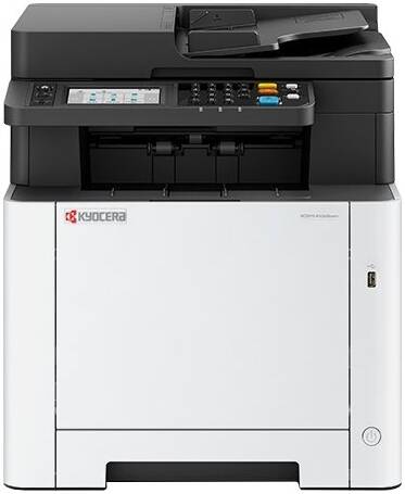 Kyocera ECOSYS MA2600cwfx A4 Colour Laser Multifunction Printer, 4 in 1 (Print, Copy, Scan, Fax) with Duplex, 26 PPM, 1200 x 1200 DPI, Wi Fi & Ethernet, 300 Sheet Input | MA2600cwfx