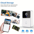 LUMIVAULT Smart Wireless Doorbell X3PRO - Triple-in-One Doorbell/Surveillance System with Night Vision, 2-Way Audio, Built-in Hotspot & Cloud/Stored Recording Suitable for Peepholes, Doorbells, Cameras