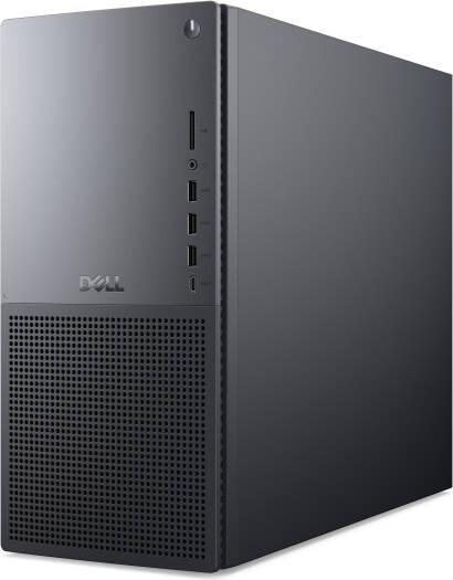 Dell Tower Plus EBT2250 Desktop Computer, Intel Core Ultra 7 265, 32GB RAM, 1TB SSD, GeForce RTX 5060 Ti 8GB PSU, English Keyboard & Mouse, Windows 11 Home, Black | FFPK9