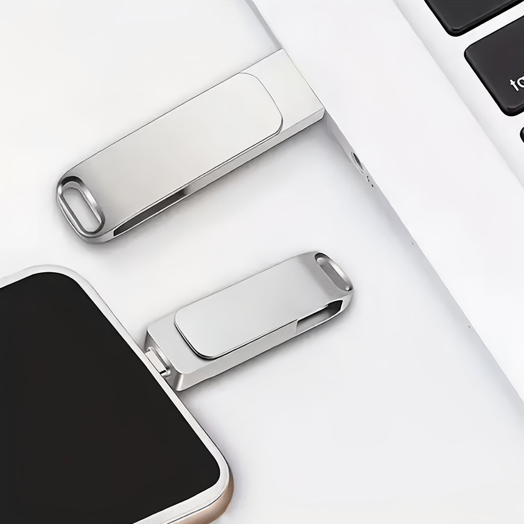 Ultra Fast Dual Interface USB Flash Drive - Type-C&Usb 2.0, Compatible with Mobile Phones And Computers, High-Speed Data Transfer, Lightweight And Portable, Suitable for Business, Office And Entertainment, with Capacities of