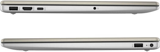 HP 15-fd0373nr Laptop, 15.6" Diagonal HD Touch Display, Intel Pentium Quadcore Processor N200, 4GB RAM, 256GB UFS, Intel UHD Graphics, English Keyboard, Windows 11, Warm Gold | 9B3G1UA#ABA