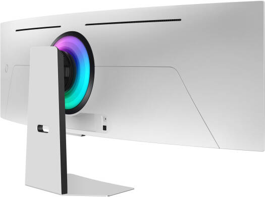 SAMSUNG Odyssey G95SD G9 Gaming Curved Smart Monitor, 49" OLED Display, DQHD Resolution, 240Hz Refresh Rate, 0.03 (GtG) Response Time, FreeSync Premium Pro & G-Sync, White | LS49DG952SMXUE