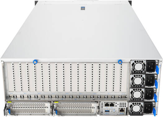 AI PRO AMD EPYC 4U Server - 2 EPYC 9655 (96C/192T), 8 NVIDIA RTX Pro 6000 Blackwell 96GB, 1TB DDR5 RAM, 4TB NVMe Gen5 + 15TB SAS SSD, 4 3200W PSU, Dual 10GbE LAN