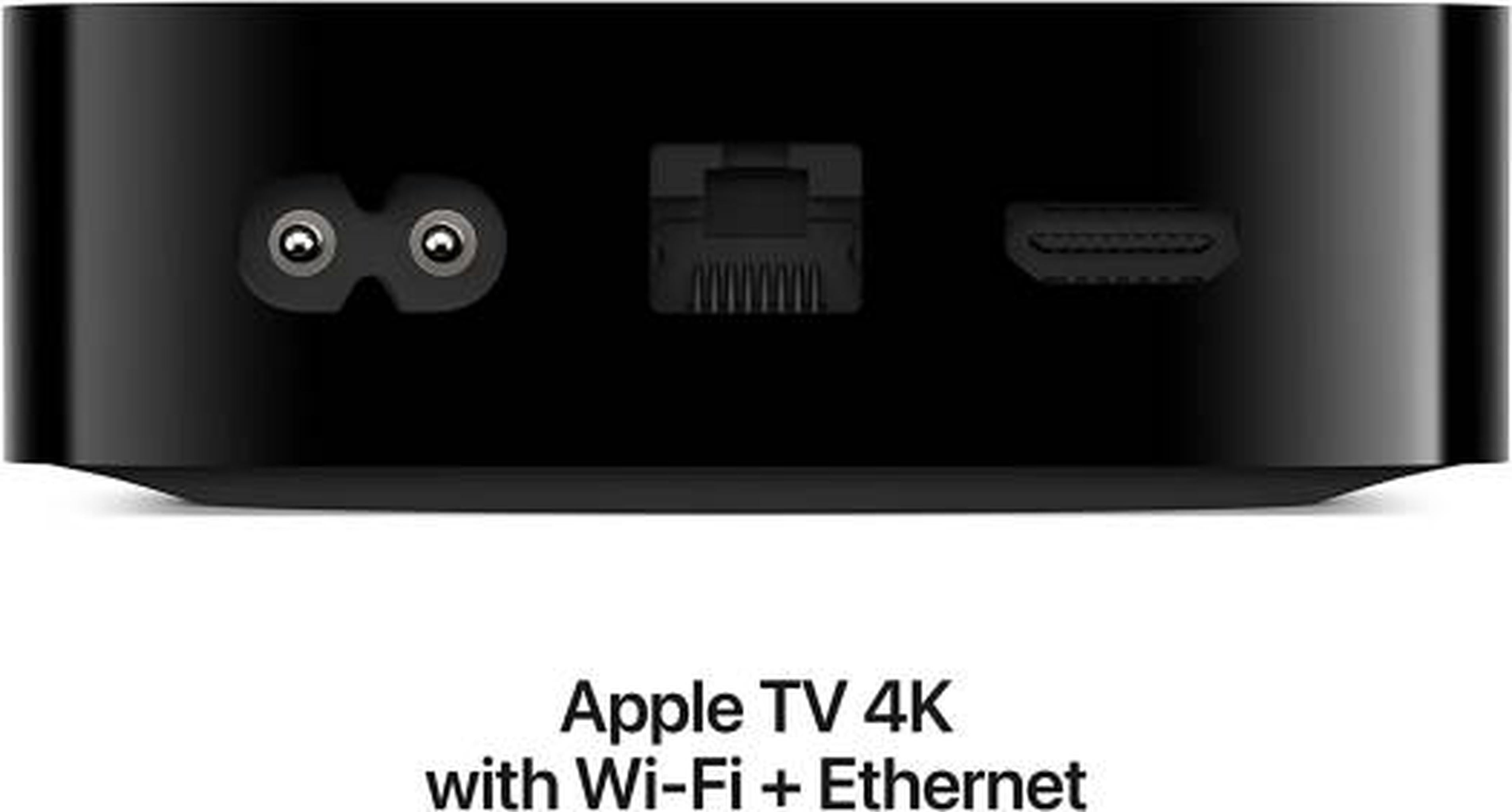 Apple TV 4K 2022, Stream TV/Movies over WiFi/ Ethernet, A15 Bionic, 128GB Storage, Up to 4K with Dolby Vision & HDR10+, Works with Thread Mesh Networks, Apple TV+, Netflix, Live TV, Black | MN893LL/A