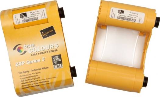 Zebra 800033-840 True Colours iX Series YMCKO Color Ribbon for ZXP Series 3 Card Printers. 200 Prints | 800033-840