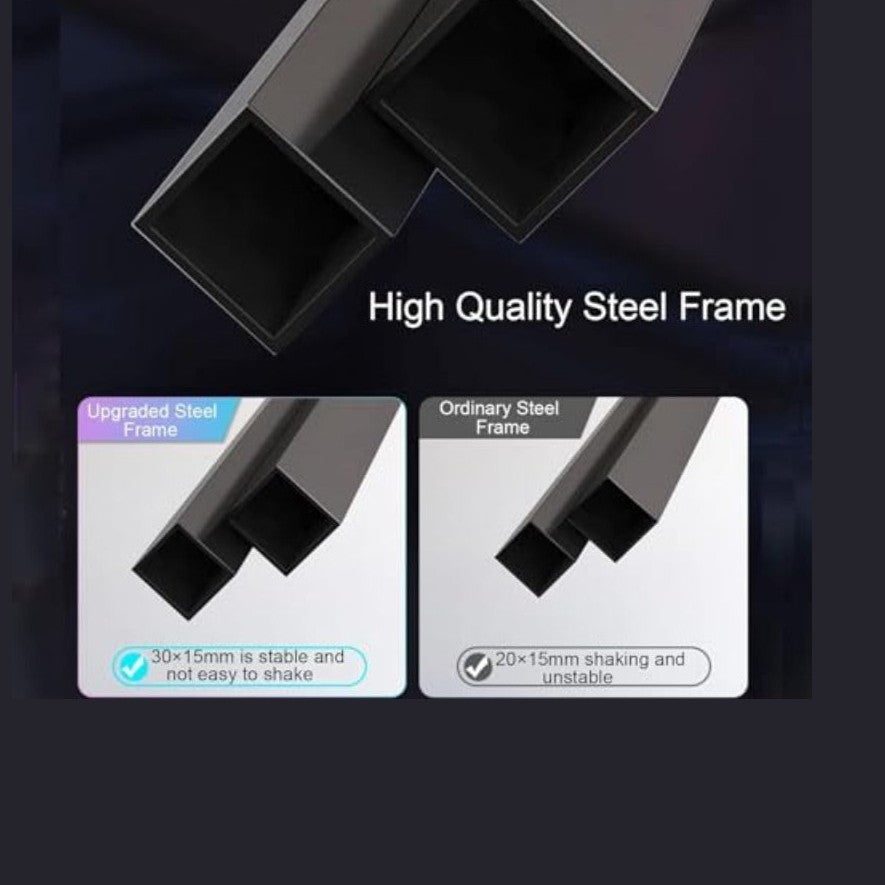 C-Shaped Wooden Computer Desk with Storage Shelf | Ergonomic Workstation for Gamers and Students, Rounded Corners, Easy Assembly, Sturdy Design, Vintage Style, Mixed Color