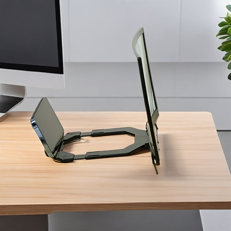 12-Inch Screen Magnifier Suitable for Mobile Phones, High-Definition Projection Screen for Movies, Videos, And Games - Foldable Phone Stand with Screen Amplifier - Compatible with All Smartphones