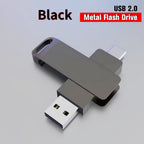 Ultra Fast Dual Interface USB Flash Drive - Type-C&Usb 2.0, Compatible with Mobile Phones And Computers, High-Speed Data Transfer, Lightweight And Portable, Suitable for Business, Office And Entertainment, with Capacities of