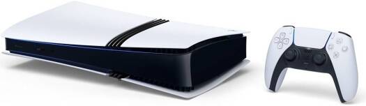 Sony PlayStation 5 Pro Console, Up to 120fps With 120Hz Output, Support 8K Output, 8x Zen 2 Cores at 3.85GHz CPU, Custom RNDA 3 (TBC), 16GB RAM, Custom 2TB SSD, International Version, White | PS5-Pro