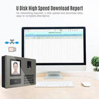 Biometric Face & Fingerprint Attendance Machine with Large TFT Screen, Dual-Camera System, Fast Identification Suitable for Office,, - Fingerprint Scanner, Face Recognition Device, Data Output & Large Storage Capacity