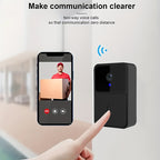 LUMIVAULT Smart Wireless Doorbell X3PRO - Triple-in-One Doorbell/Surveillance System with Night Vision, 2-Way Audio, Built-in Hotspot & Cloud/Stored Recording Suitable for Peepholes, Doorbells, Cameras