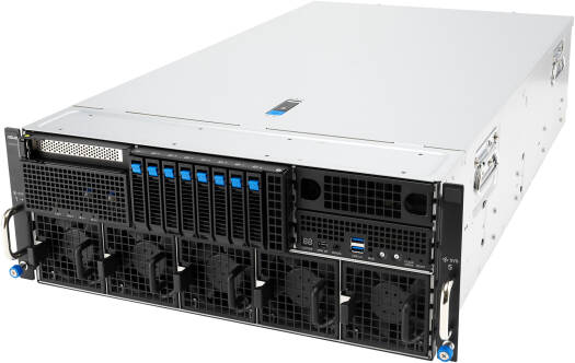 AI PRO AMD EPYC 4U Server - 2 EPYC 9655 (96C/192T), 8 NVIDIA RTX Pro 6000 Blackwell 96GB, 1TB DDR5 RAM, 4TB NVMe Gen5 + 15TB SAS SSD, 4 3200W PSU, Dual 10GbE LAN