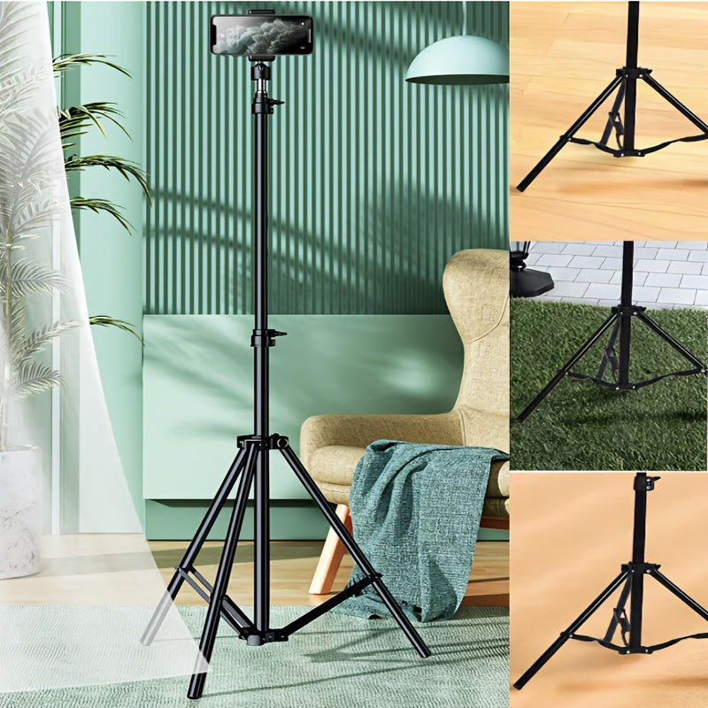 Adjustable Projector Mount Stand, Bare Frame Without Gimbal - 110cm (43.31 Inches) Adjustable Height, Carbon Steel Tripod, for Ground-mounted Cameras and Projectors