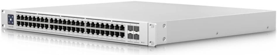 Ubiquiti 48-Pt Managed Switch Enterprise, 2.5Gb PoE+ Ports, 320Gb/s Switching, 4x 10Gb SFP+, 720W Budget, Layer 3 Features | USW-Enterprise-48-PoE