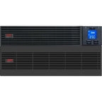 APC SRV RM 6000VA Easy On-Line UPS, 230V Output Voltage, With Extended Runtime Battery Pack, Rail Kit, 3 1 Load Crest Factor, 40-70Hz Auto Sensing Input Frequency, Black | SRV6KRILRK
