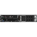 APC 3kVA Line Intractive Smart-UPS, 230V Input Voltage, Graphical LCD Display, 8x C13+2x C19 IEC Outlets, Network Card, Extended Runtime, High-efficiency Green Mode, Black | SRT3000RMXLI-NC