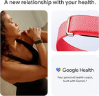 Google Fitbit Air - Screenless Activity Tracker with Fitness, Heart Rate, and Sleep Tracking - Personalized AI-Powered Coaching - Up to 7 Days’ Battery Life - Works with iOS and Android - Berry