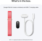 Google Fitbit Air - Screenless Activity Tracker with Fitness, Heart Rate, and Sleep Tracking - Personalized AI-Powered Coaching - Up to 7 Days’ Battery Life - Works with iOS and Android - Berry