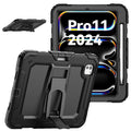New Design 360 Rotate Stand Cover case for iPad Pro 11 Inch 2024 with Shoulder Strap