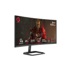 GAMEON GOC34WQHD100VA Curved Gaming Monitor, 34" VA Display, WQHD Resolution
