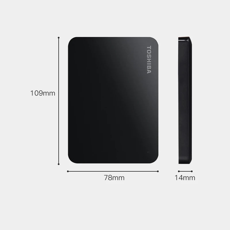 Toshiba Canvio Basics USB-C Portable Storage 1TB 2TB 4TB External Hard Drive HDD USB3.0 2.5 Harddisk Free Shipping