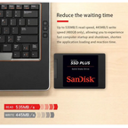 Sandisk SSD Plus 480GB 240GB 1TB 2TB SATA III 2.5" laptop notebook solid state disk HDD Internal Solid State Hard Drive Disk PC