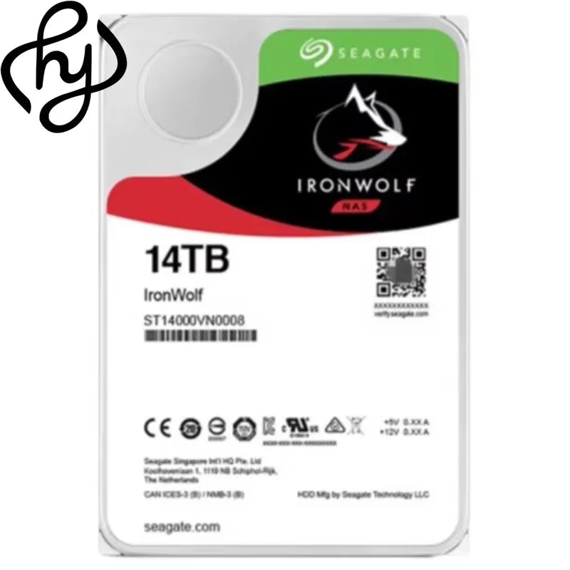 14TB SATA 6Gbps 7200RPM 256MB Cache 3.5in HDD Seagate IronWolf Pro ST14000VN0008