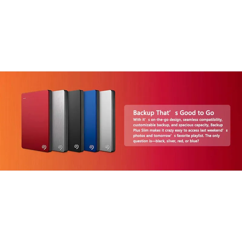 Seagate External Hard Disk 4TB 500GB 1TB 2TB  Backup Plus Slim USB 3.0 HDD 2.5" Portable Extern