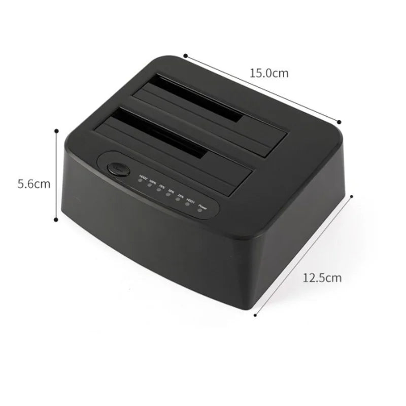Hot Sale 2.5"/3.5" SATA HDD/SSD Hard Drive Clone Docking Station