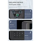 Eseye Attendance Statistics Software-Free USB Export &  Fingerprint & Password Punch Time Recording Check-in/out with Free SDK