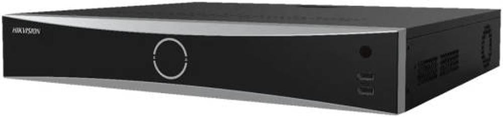 Hikvision 32-ch 1.5U K Series AcuSense 4K NVR, Up to 32-ch IP Camera Inputs, Up to 2-ch@12 MP or 3-ch@8 MP, Up to 256 Mbps Bandwidth, 4 SATA Interfaces, Up to 10 TB Capacity, Black | DS-7732NXI-K4