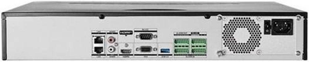 Hikvision 32-ch 1.5U K Series AcuSense 4K NVR, Up to 32-ch IP Camera Inputs, Up to 2-ch@12 MP or 3-ch@8 MP, Up to 256 Mbps Bandwidth, 4 SATA Interfaces, Up to 10 TB Capacity, Black | DS-7732NXI-K4