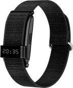 Porodo Trackfit Pro Smart Bracelet Fitness Tracker, Digital Display Activity Tracker, Heart Rate Blood Oxygen Monitor, IP68 Water Resistant Smart Band, Silver | PDS18SL
