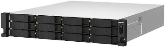 QNAP TS-h1887XU-RP 18-Bay 4U Rackmount NAS, 2x3.5/2.5"+6x2.5" SATA Drive Bays, 3.4 GHz Intel Xeon E-2334 4C, 32GB ECC DDR4 RAM, 550W PSU, 10 Gigabit Ethernet Port, 3 PCIe | TS-h1887XU-RP-E2334-32G