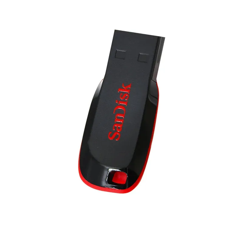 SanDisk USB2.0 FAT32 Cruzer CZ50 Flash Drive Compact Encrypted Flash Memory Stick USB2.0 PenDrive for Desktop Laptop